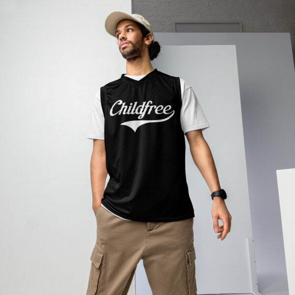 Recycled unisex basketball jersey